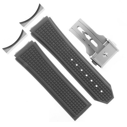 Zenith Kit Cinturino Caucciù Nero 23/22, Defy 21, chiusura titanio. 95.9002.9004, chiedi i colori