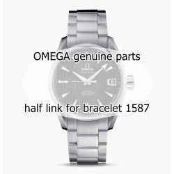 OMEGA mezza maglia bracciale acciaio Seamaster Aqua terra 1587/986 Per 231.10.39.21 2