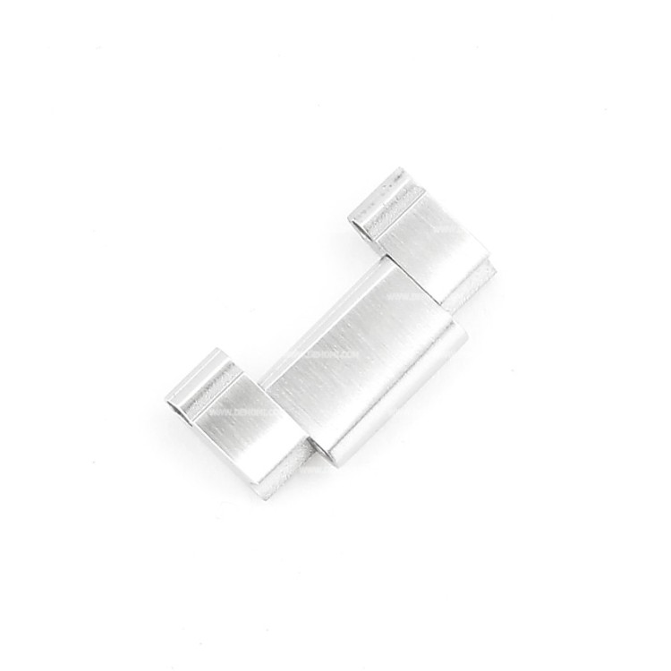 Zenith mezza Maglia per bracciale 36000 Vph  acciaio.  misure: 18 x 7 x 3,2 mm