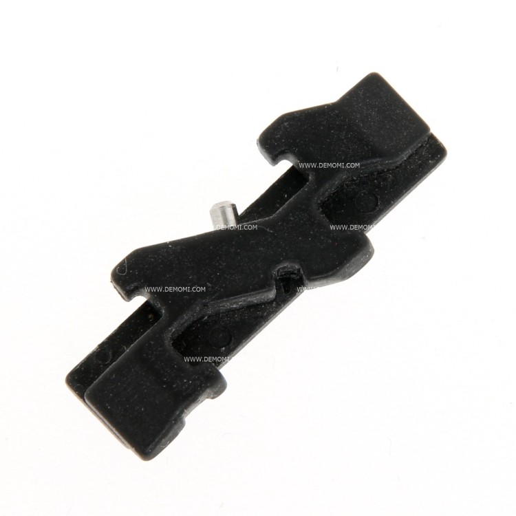 IWC Maglia Bracciale in Alluminio nero Porsche Design 3510 Bussola. 22x5x4 mm