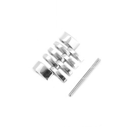 Longines 1/2 link acciaio per Evidenza Cronografo misure maglia 17 x 7 x 3,2 mm 2