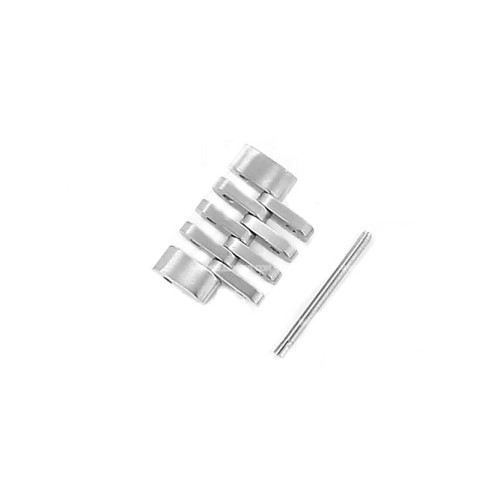 Longines 1/2 link acciaio per Evidenza Crronografo misure maglia 17 x 7 x 3,2 mm