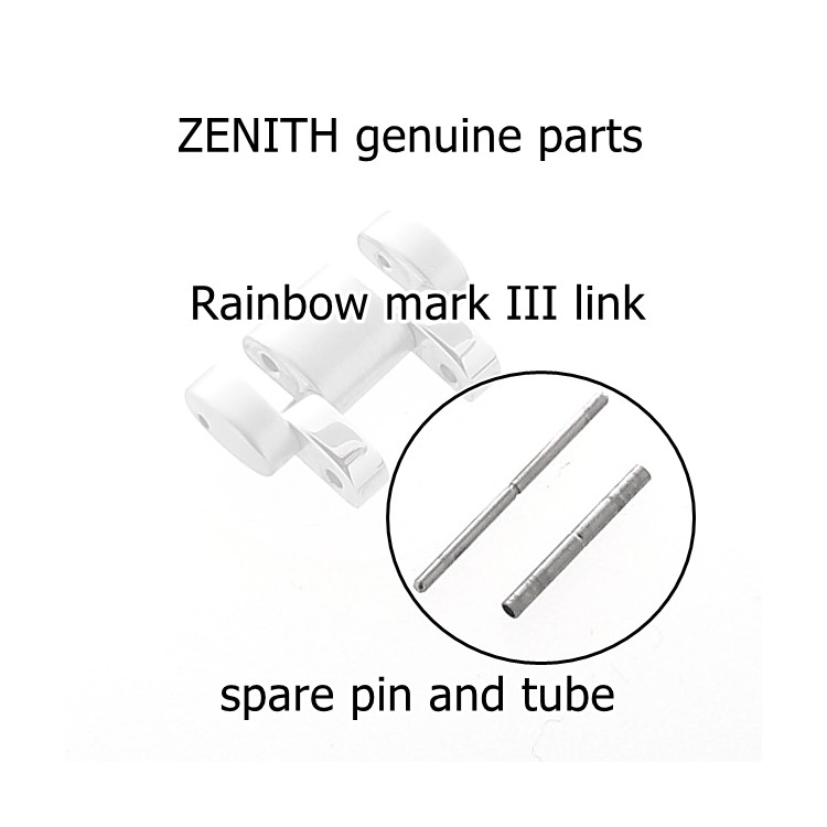 Zenith kit tubo e perno in acciaio per maglia Rainbow mark III