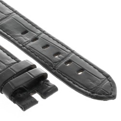 Montblanc Timewalker Cinturino Aftermarket Compatibile Stampa Alligatore Nero 20/18 mm B45B 2