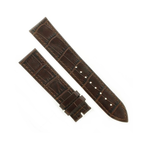 Cinturino Stampa Alligatore Marrone Semilucido 18/16 mm B28B classico