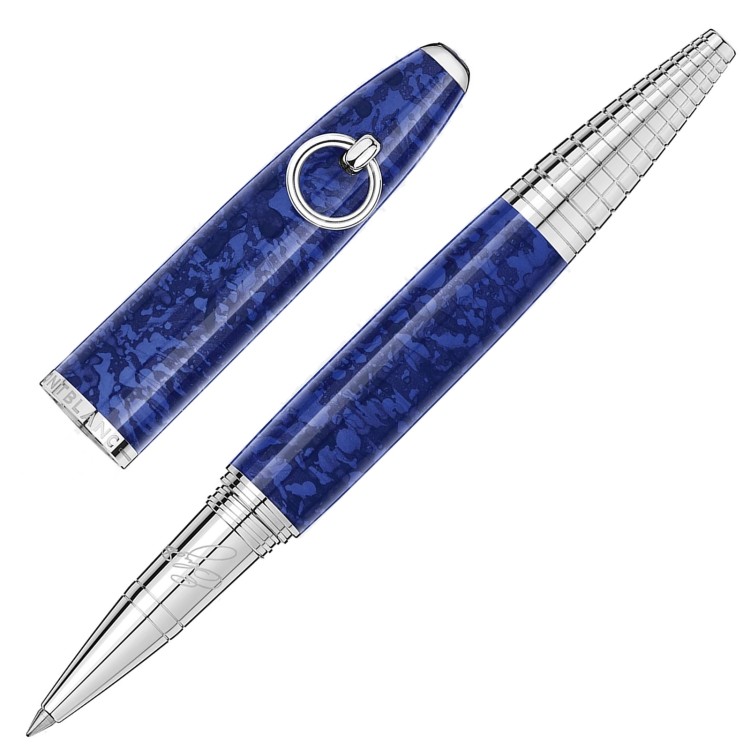 MONTBLANC Elizabeth Taylor 125522 Rollerball Viola Marmorizzata
