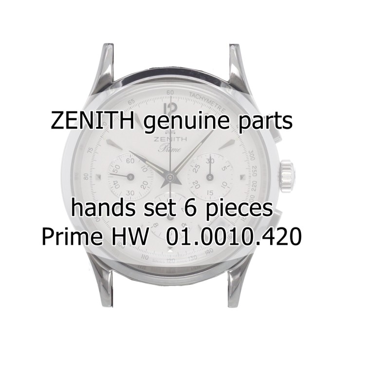 Zenith Lancette set 3 pezzi ZHA0041 per orologio ref 01.0010.420 cronografo Prime
