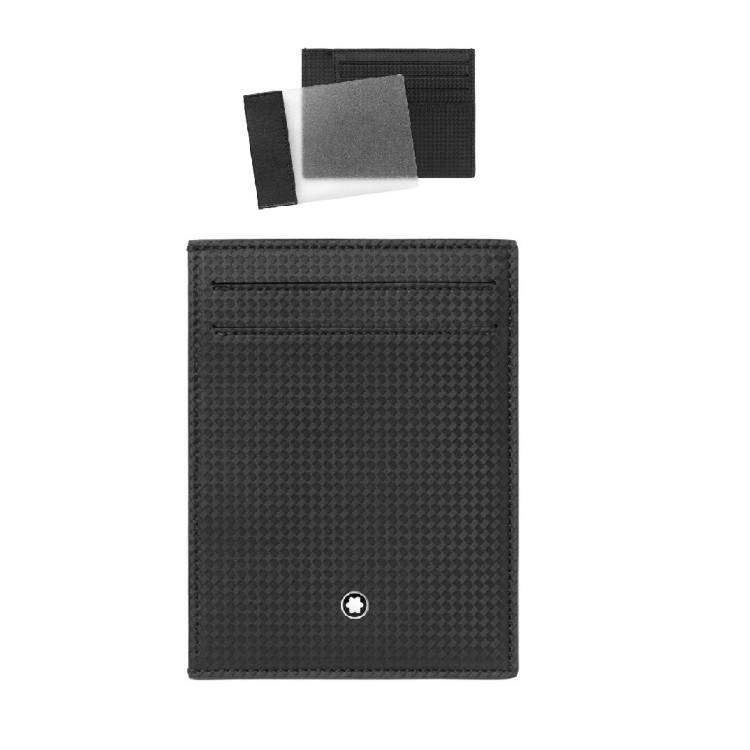 Extreme 2.0 MONTBLANC Porta Carte di credito 127777 con 4 cc 9 x 12 cm