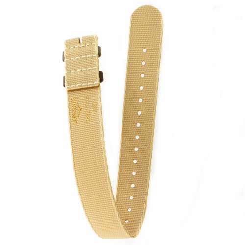 Longines Cinturino Tessuto NATO Beige 18 mm L2.833.4  Heritage Military Special France