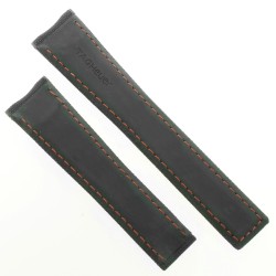 Tag Heuer Cinturino Aquaracer FC6381 Nero sintetico 21/18 mm cuciture Rosse WAY208A 2