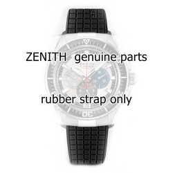 Zenith Cinturino Caucciù 27.00.2318.515 colore Nero 23/18 mm per Stratos Cronografo 2