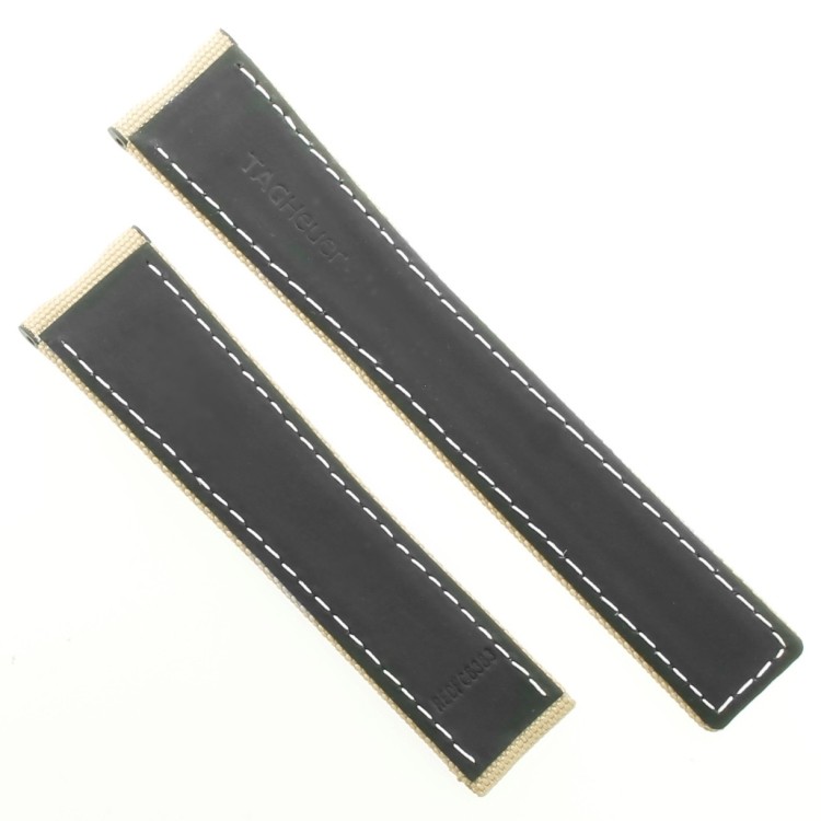 Tag Heuer Cinturino Aquaracer Beige sintetico 21/18 mm  WAY208C