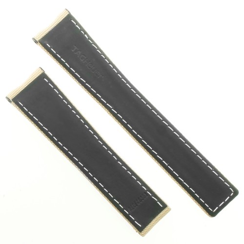 Tag Heuer Cinturino Aquaracer Beige sintetico 21/18 mm  WAY208C