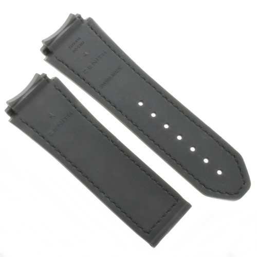 Zenith Cinturino 27.00.2322.918 Caucciù Blu e Nero23/22 mm effetto cordura Defy 21 cuciture nere
