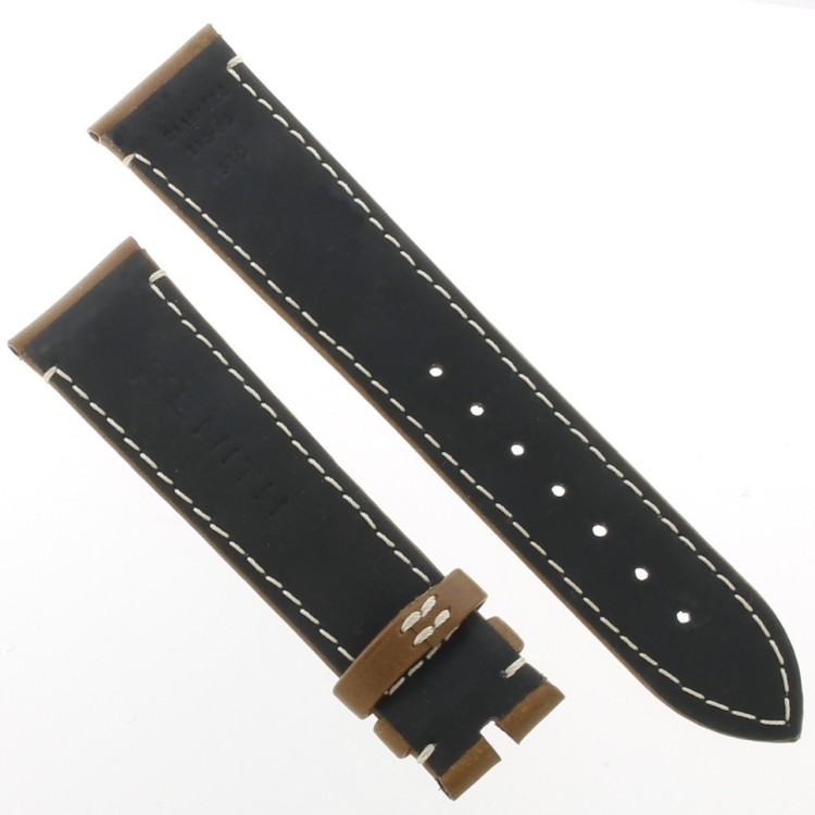 Zenith Cinturino C722 Pelle Marrone opaco  20/16 mm