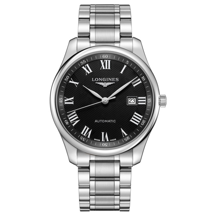 LONGINES MASTER COLLECTION L2.893.4.51.6 misura 42 x 10,5 mm Automatico Acciaio Quadrante Argentè Arabi