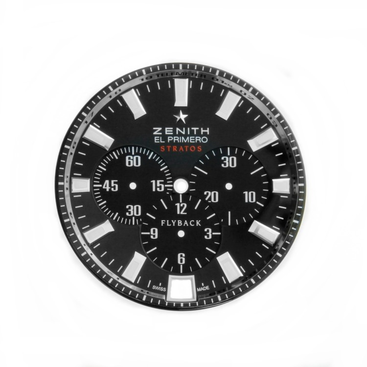 Zenith Quadrante nero El Primero Cronografo Stratos 03.2060.405/21