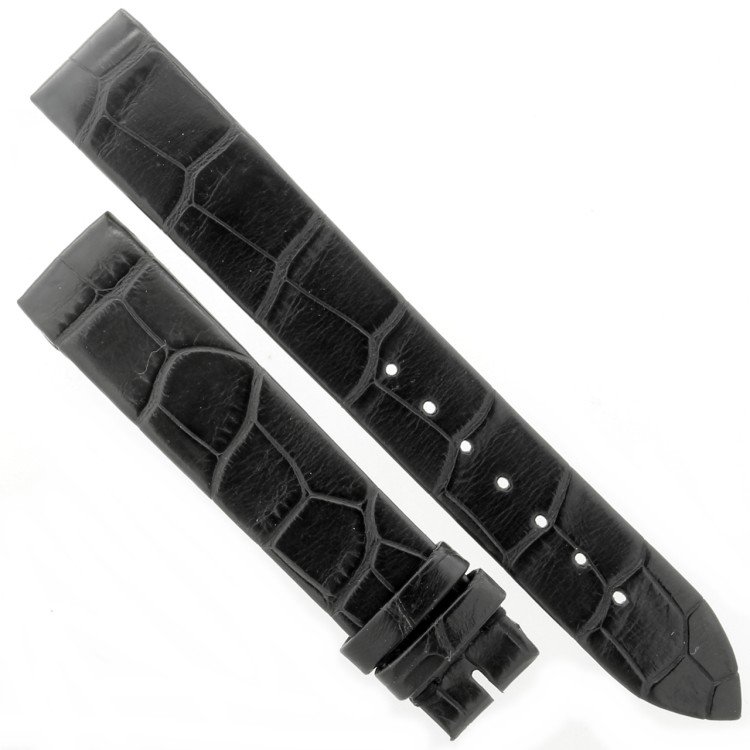 Longines Cinturino Alligatore L682119391 Nero Opaco 14/14 mm