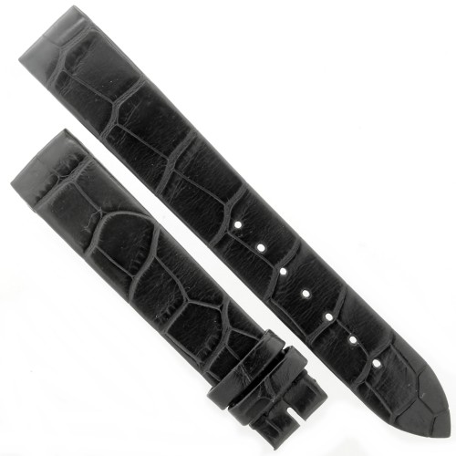 Longines Cinturino Alligatore L682119391 Nero Opaco 14/14 mm