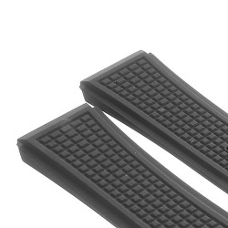 Zenith Cinturino 27.00.2118.802 tessuto blu con righe grigio, bianco e nero 21/18 mm. Completo di passanti 2