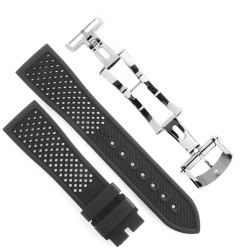 Zenith Cinturino Caucciù 27.00.2218.576 FDA Nero 22/18 mm 2
