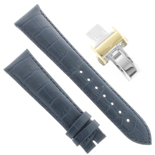 Longines Cinturino L682101027 FDG Stampa Alligatore BLU 20/16 mm