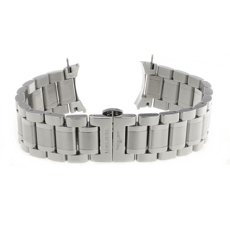 Longines bracciale acciaio Master Collection ansa 21 mm.  L2.910.4 L2.908.4