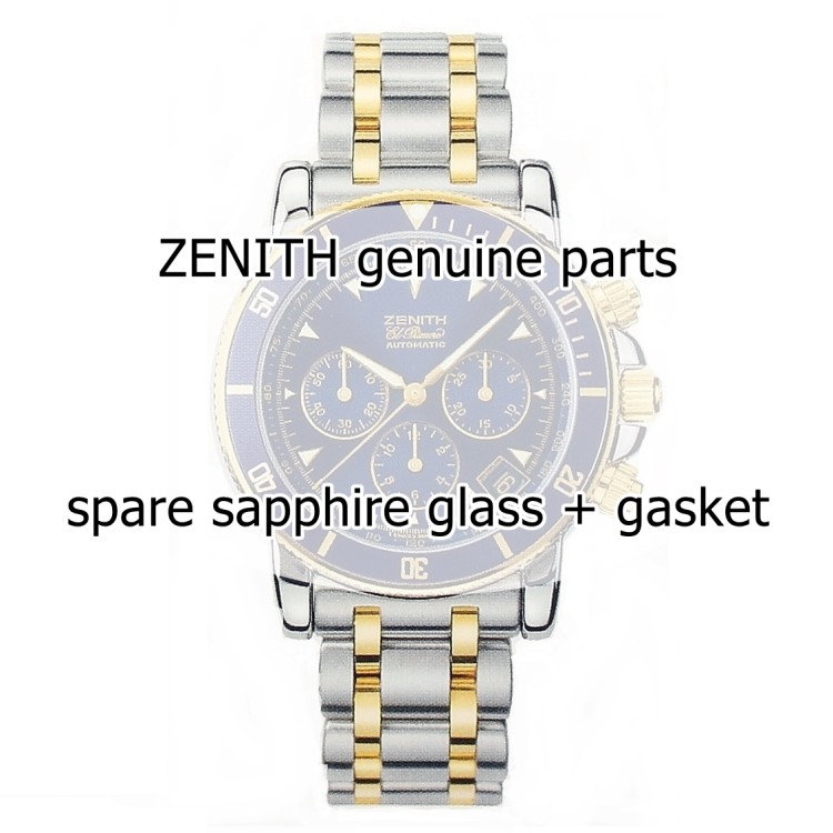 Zenith Vetro Zaffiro + Giunto per  cronografo El Primero Rainbow 53.0370.400.