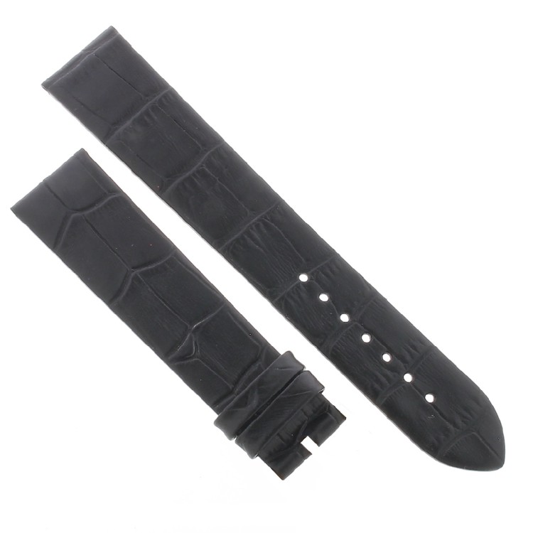 Mido Cinturino Baroncelli Stampa Alligatore Nero 20/18 mm 75/115 mm.