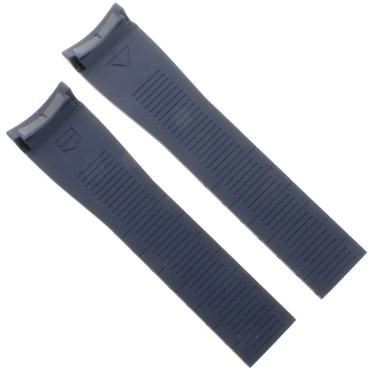 Tag Heuer Cinturino Aquaracer Caucciù FT6198 Blu 21/18 mm WBP201