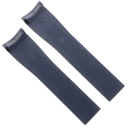 Tag Heuer Cinturino Aquaracer FT6198 Caucciù Blu 21/18 mm WBP201.
