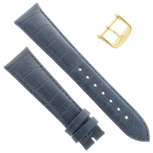 Longines Cinturino L682101027 FG Stampa Alligatore BLU 20-16 mm