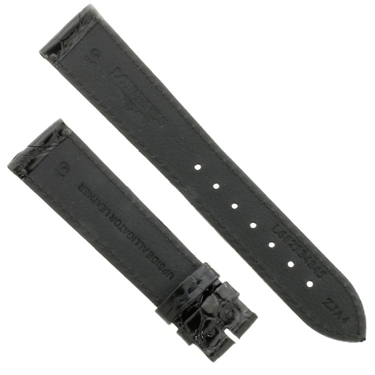 Longines Cinturino Alligatore L682109818 FR Marrone Opaco 21/18 mm