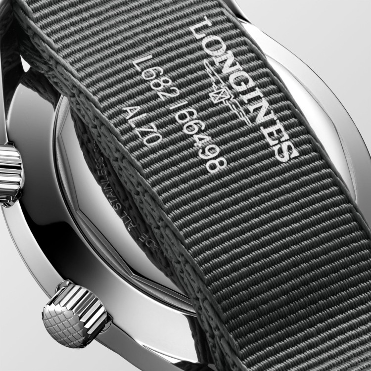 LONGINES Heritage Legend Diver L3.774.4.70.2 con data 42 mm Automatico Grigio Sfumato
