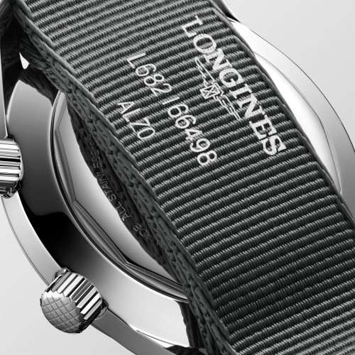 LONGINES Heritage Legend Diver L3.774.4.70.2 con data 42 mm Automatico Grigio Sfumato