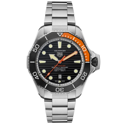 TAG HEUER AQUARACER WBP5A8A.BF0619 Professional 1000 Superdiver Automatico 45 mm Titanio.