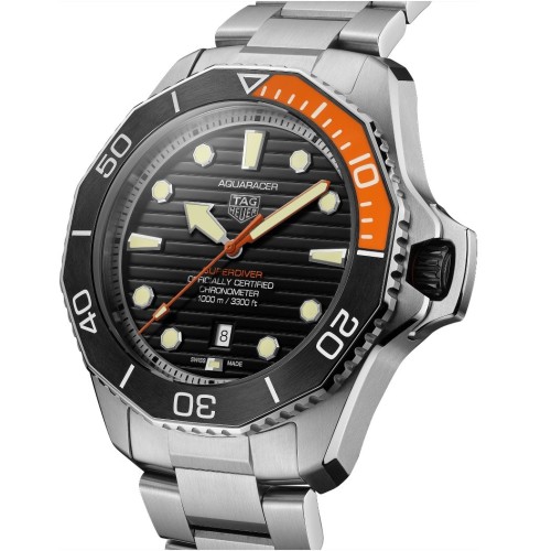 TAG HEUER AQUARACER WBP5A8A.BF0619 Professional 1000 Superdiver Automatico 45 mm Titanio.