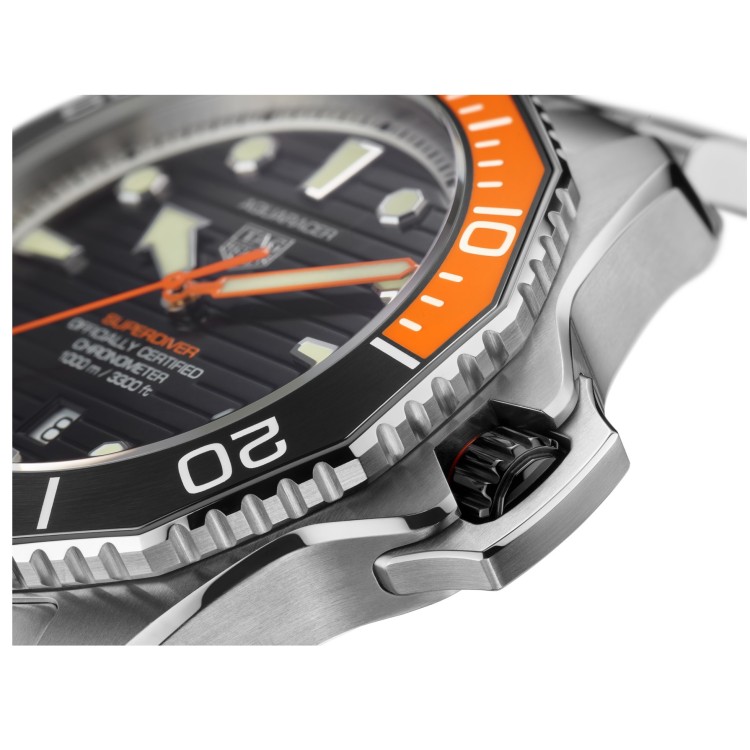 TAG HEUER AQUARACER WBP5A8A.BF0619 Professional 1000 Superdiver Automatico 45 mm Titanio.