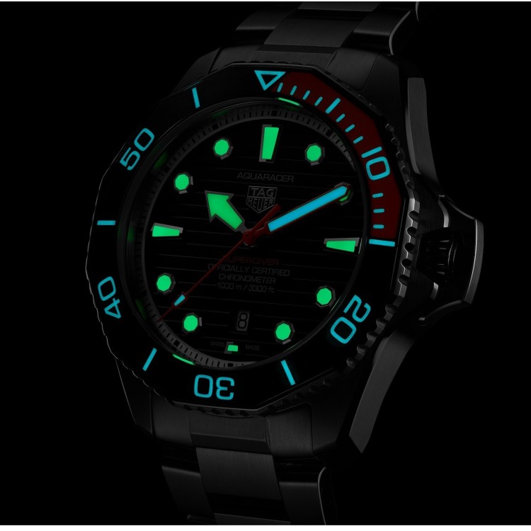 TAG HEUER AQUARACER WBP5A8A.BF0619 Professional 1000 Superdiver Automatico 45 mm Titanio.