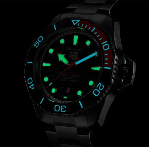 TAG HEUER AQUARACER WBP5A8A.BF0619 Professional 1000 Superdiver Automatico 45 mm Titanio.