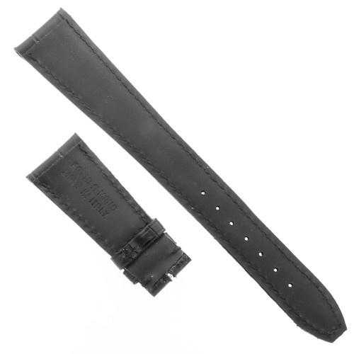 Cinturino IWC Portofino Aftermarket Compatibile Alligatore Nero 21/16 mm deployante 58/135