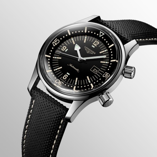 LONGINES Heritage Legend Diver L3.374.4.50.0 con data 36 mm Automatico