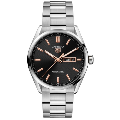 TAG HEUER CARRERA WBN2013.BA0640 Day Date Automatico 41 mm Indici Rosati.