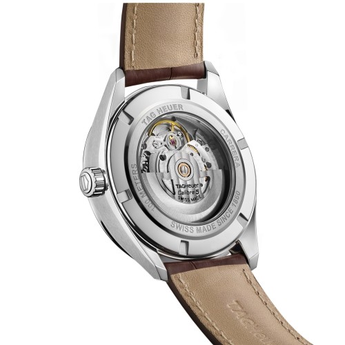 TAG HEUER CARRERA WBN2011.FC6484 Day Date Automatico 41 mm Acciaio Argente.