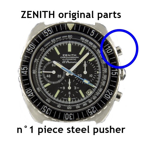 Zenith Plusante Accaio ZHPOLD016/2006 per ref 01.0150.415 cronografo acciaio