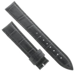 Cinturino Stampa Alligatore Nero opaco 18/16 mm classico