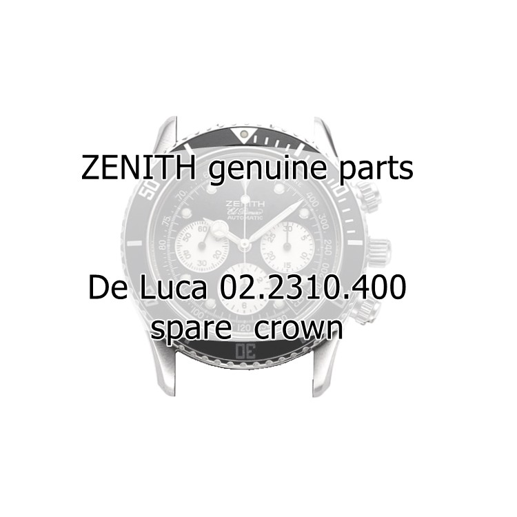 Zenith Corona a vite in Acciaio per 02.2310.400 El Primero cronografo De Luca