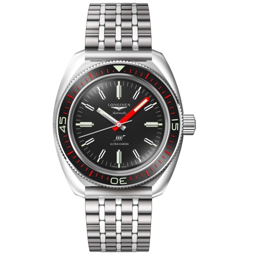 LONGINES Heritage Ultra-Chrom  L2.836.4.52.9 con data 43 mm Automatico Water Resistant 30 bar
