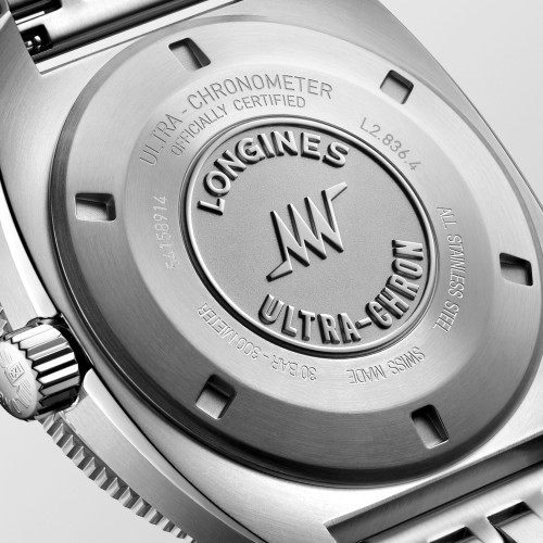 LONGINES Heritage Ultra-Chrom  L2.836.4.52.9 con data 43 mm Automatico Water Resistant 30 bar