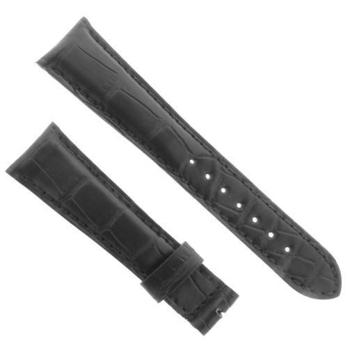Cinturino BREGUET Aftermarket Compatibile Alligatore Nero Opaco 21/16 mm misure 115/76